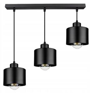 Lustră pe cablu 3xE27/35W/230V negru