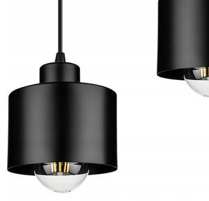 Lustră pe cablu 3xE27/35W/230V negru