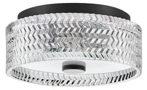 Plafonieră Hinkley HK-ELLE-F-S-BK 2xE27/60W/230V d. 30,5 cm negru
