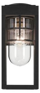 Kichler KL-HONE-S-BKT - Aplică de perete pentru exterior HONE S, 1xE27/60W/230V, IP44
