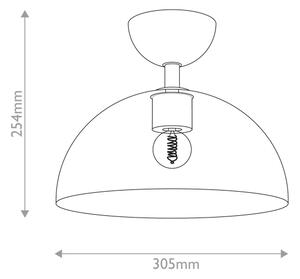 Plafonieră Alora Mood ALM-JUDE-SF-GD-CL JUDE 1xE27/60W/230V d. 30,5 cm alamă