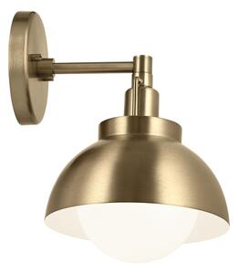 Lampă de perete Kichler KL-NIVA-1W-1P-CPZ NIVA 1xE27/40W/230V alamă