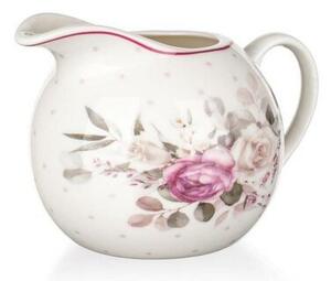 Banquet Ulcior de lapte din ceramică Rose 250 ml