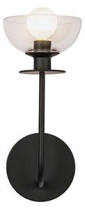 Lampă de perete Alora Mood ALM-SYLVIA-1WB-BK-CL SYLVIA 1xE14/40W/230V negru
