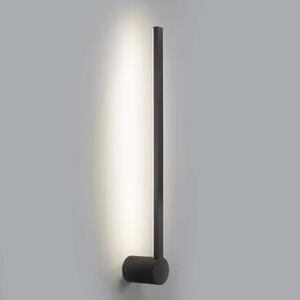Forlight Aplică de perete cu LED pentru baie Passeggio Nova, 60 cm, negru, Negru, Baie, Aluminiu, Modern
