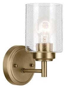 Lampă de perete Kichler KL-WINSLOW-1W-NBR WINSLOW 1xE27/60W/230V alamă