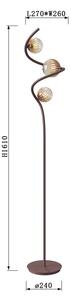 Lampadar ONLI FRIDA 3xG9/10W/230V cupru