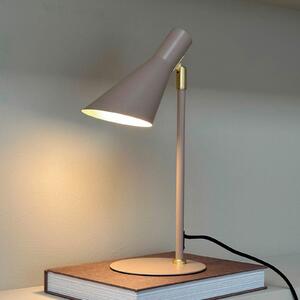 Dyberg Larsen Lampă de masă DL12, bej, înălțime 39,5 cm, metal, Bej, Camera de zi / sufragerie, Metal, Design