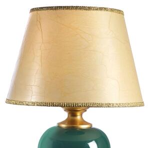 Lampă de masă ONLI AMADEUS 1xE27/15W/230V 72 cm verde/auriu