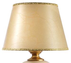 Lampă de masă ONLI AMADEUS 1xE27/15W/230V 72 cm bej/auriu