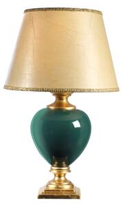 Lampă de masă ONLI AMADEUS 1xE27/15W/230V 72 cm verde/auriu