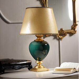 Lampă de masă ONLI AMADEUS 1xE27/15W/230V 72 cm verde/auriu