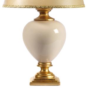 Lampă de masă ONLI AMADEUS 1xE27/15W/230V 72 cm bej/auriu