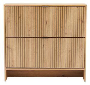 Dulap de pantofi Sancho, stejar artizanal (100 cm)