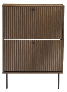 Dulap de pantofi Line, stejar fumuriu (72 cm)