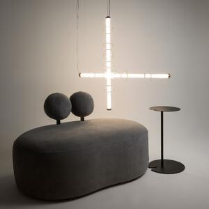 Maytoni Cosmo Lampă suspendată LED, negru, lungime 98 cm, sticlă, Negru, Camera de zi / sufragerie, Sticlă, Modern