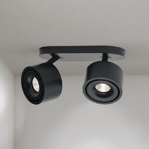 ORION Specter LED spot de plafon, negru, lungime 19.4 cm, aluminiu, reglabil, Negru, Camera de zi / sufragerie, Aluminiu, Modern