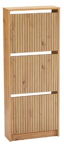 Dulap de pantofi Litto, stejar artizanal (49 cm)