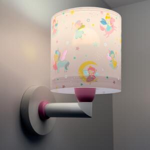 Dalber Aplică de perete Fairy Dreams cu priză, multicoloră, E27