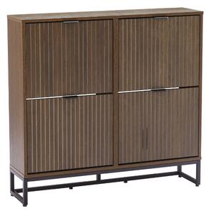 Dulap de pantofi Claro, stejar fumuriu (100 cm)