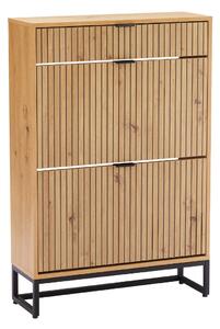 Dulap de pantofi Claro, stejar artizanal (72 cm)