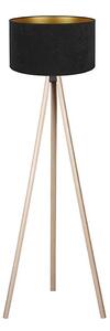 Lampadar VELVET 1xE27/60W/230V bej/negru Brilagi