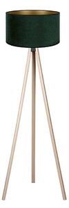 Lampadar VELVET 1xE27/60W/230V bej/verde Brilagi
