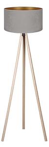 Lampadar VELVET 1xE27/60W/230V bej/gri Brilagi