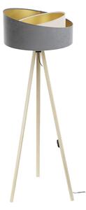 Lampadar GALAXY 1xE27/60W/230V gri/bej