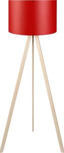 Lampă de podea AYD 1xE27/40W/230V roșie/bej