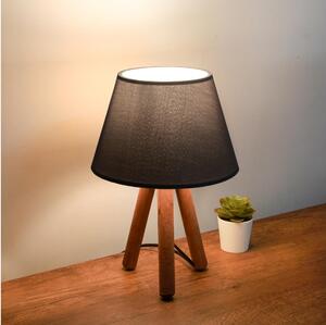 Lampă de masă AYD 1xE27/40W/230V maro/negru