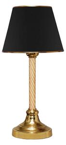 Lampă de masă AYD 1xE27/40W/230V neagră/aurie