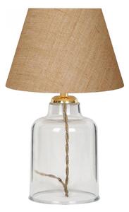 Lampă de masă AYD 1xE27/40W/230V maro/transparentă