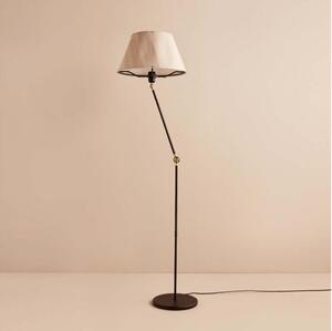Lampadar flexibil AYD 1xE27/40W/230V negru/bej