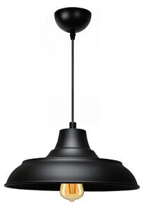Lustră suspendată pe cablu AYD 1xE27/40W/230V neagră