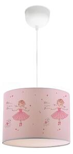Lustră pentru copii CANDY 1xE27/40W/230V roz