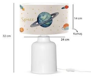 Lampă de veghe pentru copii CANDY 1xE27/40W/230V alb/multicolor