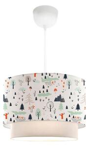 Lustră pentru copii CANDY 1xE27/40W/230V alb/multicolor