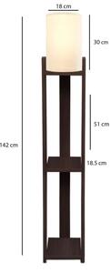 Lampadar AYD, 1x E27, 40 W, 230 V, maro/crem