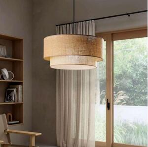 Lampă suspendată pe cablu NATURA 1xE27/40W/230V, maro
