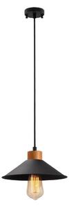 Pendul pe cablu MANAVGAT, 1xE27/40W/230V, negru/maro