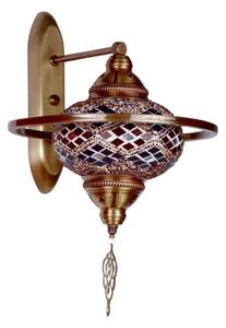 Aplică de perete YENI, 1xE27/40W/230V, bronz