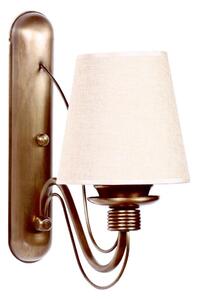 Aplica de perete CLASSIC 1xE27/40W/230V bronz/bej