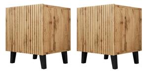 SET 2x noptieră VAMOS 52x45 cm stejar wotan