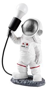 Lampă de noptieră pentru copii ASTRONAUT 1xE27/40W/230V argintie/albă