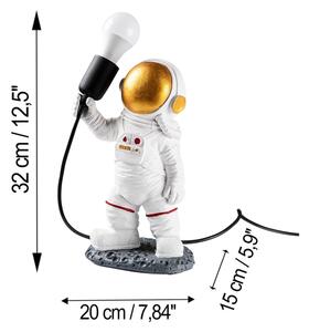Lampă pentru copii ASTRONAUT 1xE27/40W/230V cupru/alb