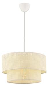 Pendul pe cablu ECHO 1xE27/60W/230V crem