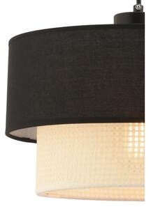 Pendul cu cablu ECHO 1xE27/60W/230V negru/crem