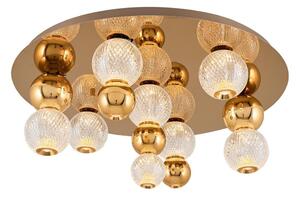 Plafonieră LED CREMONA LED/37W/230V 3000K aurie