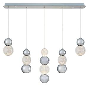 Lustră LED pe cablu CREMONA LED/27W/230V 3000K crom mat